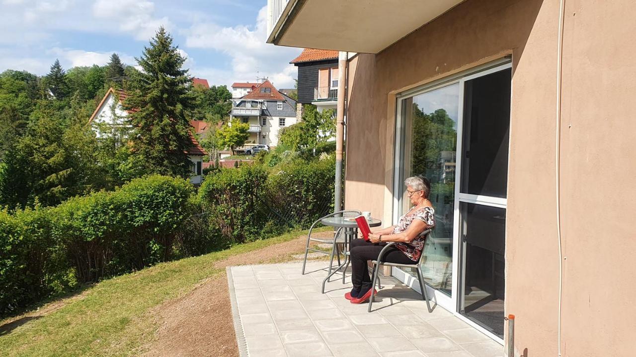 Schlossberg Ferienwohnung Waldeck  Exterior foto